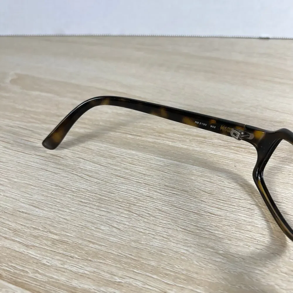Ray-Ban RB2130 902 Sunglasses FRAMES ONLY Tortoise Acetate Italy WIDE ARMS